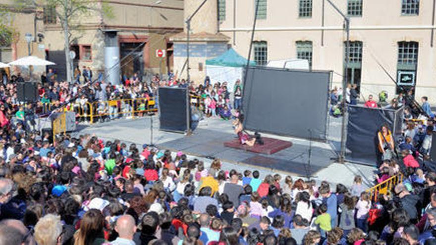 Pla general d&#039;un espectacle de La Mostra d&#039;Igualada del 2016.