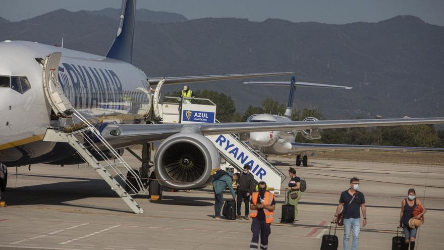 Les operacions a l&#039;aeroport de Girona a l&#039;octubre només cauen un 9% respecte al 2019