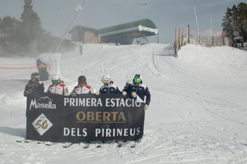 Masella obre la temporada d'esquí 2017/18