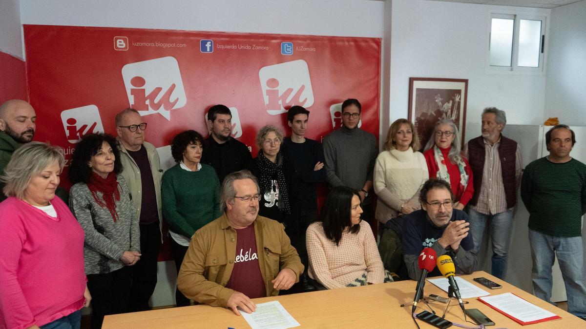 La asamblea de Izquierda Unida Zamora respalda a Francisco Guarido.