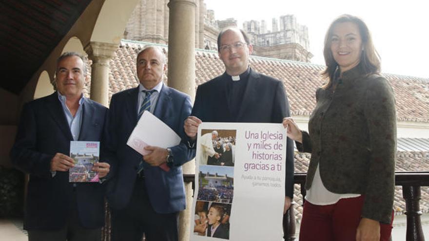 En el Obispado de Málaga, junto a la Catedral, también se ha presentado el Día de la Iglesia.