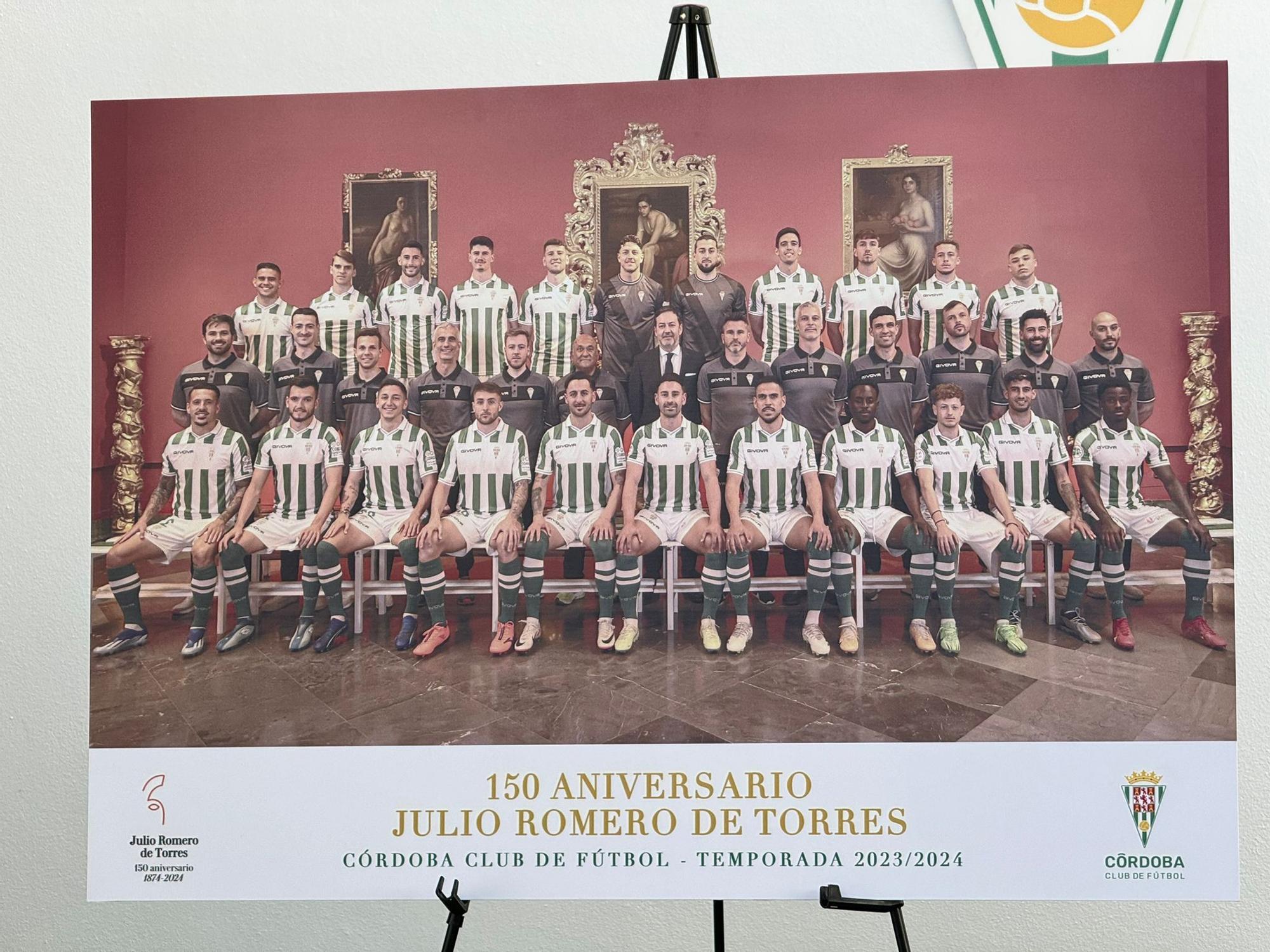 El Córdoba CF y la presentación de su póster oficial, en imágenes