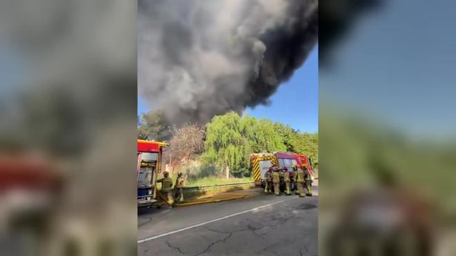 Incendio en Montcada i Reixac