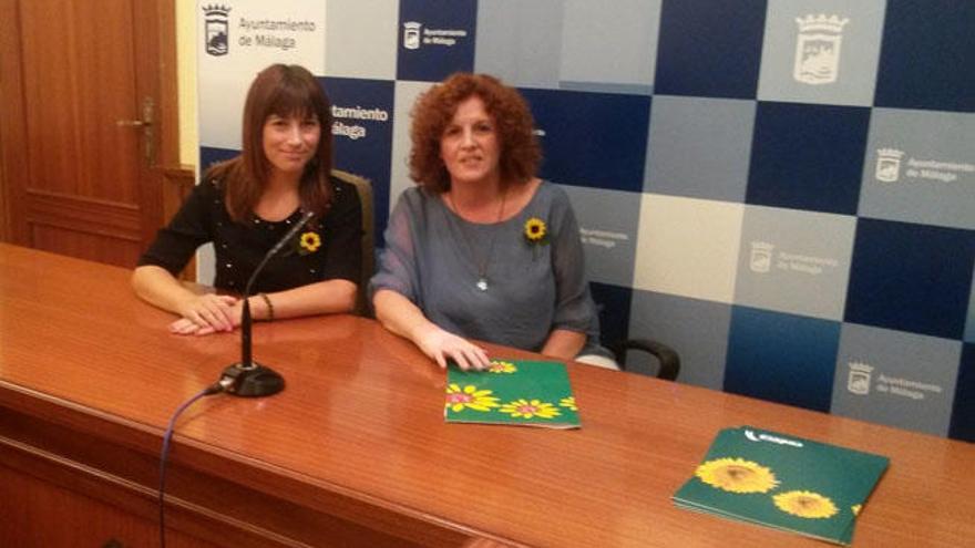 Ruth Sarabia y Marisa Martín, en la presentación del calendario de eventos