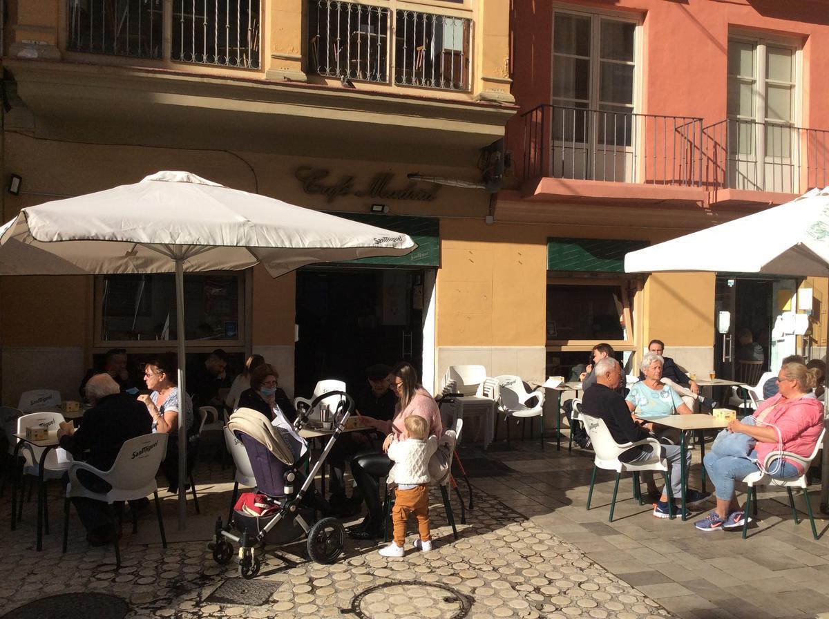 Café Madrid, en calle Calderería