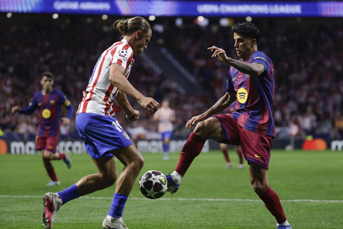Cancelo vio como Marcos Llorente le ganaba la partida