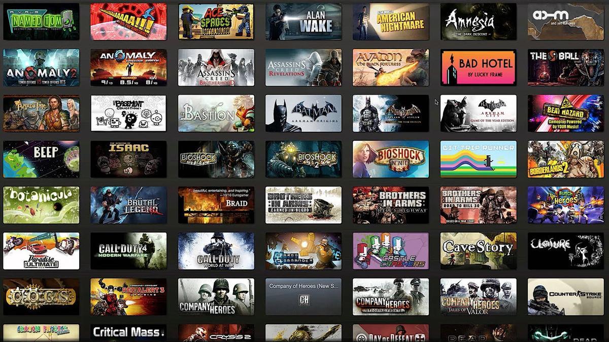 Juegos incluidos en la plataforma Steam.