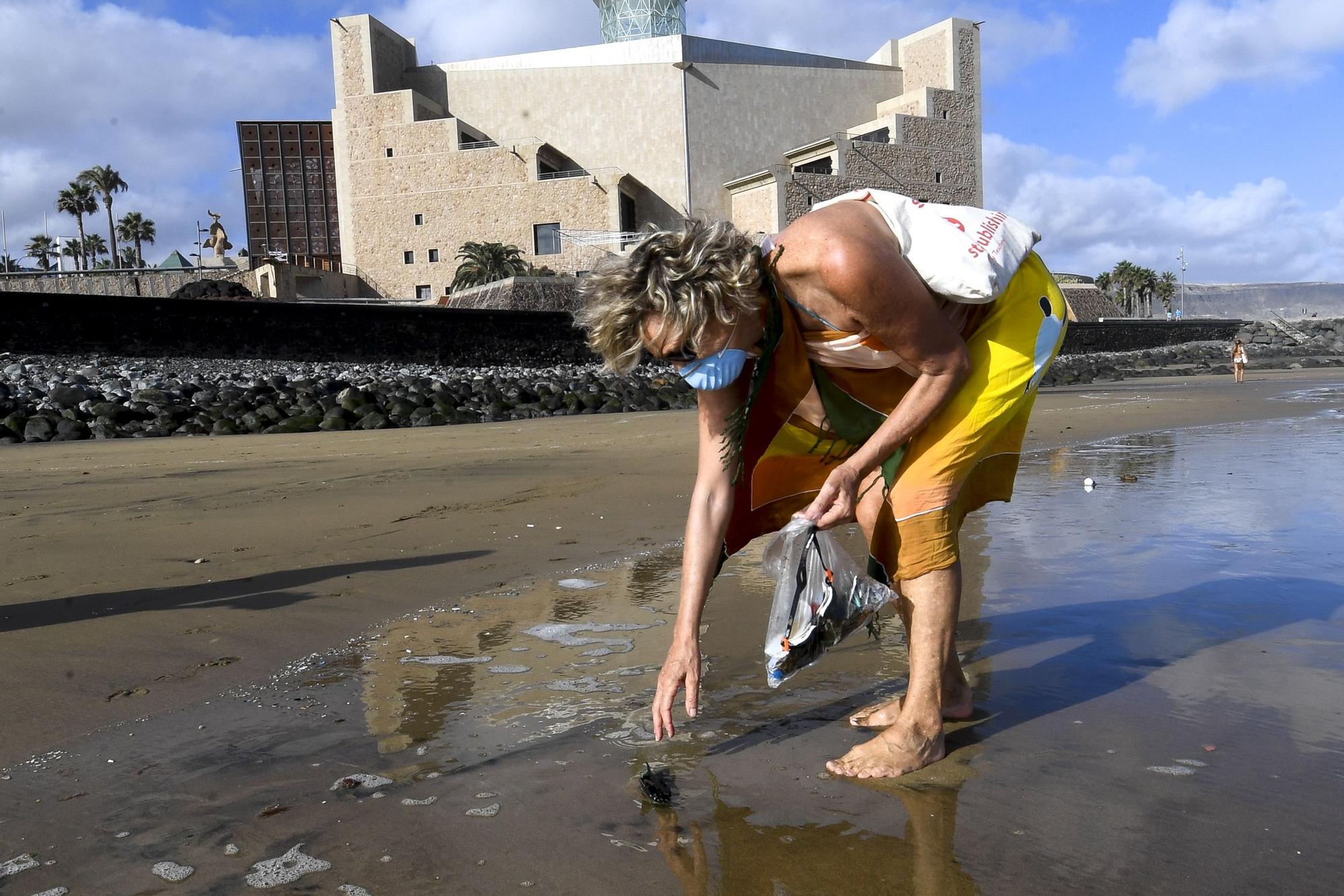 Microplásticos en Las Canteras