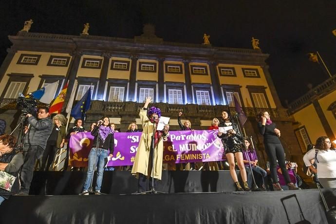 GENTE Y CULTURA 07-03-19  LAS PALMAS DE GRAN CANARIA. 8M Día Internacional de la Mujer. Manifestación por el 8M Día Internacional de la Mujer. FOTOS: JUAN CASTRO