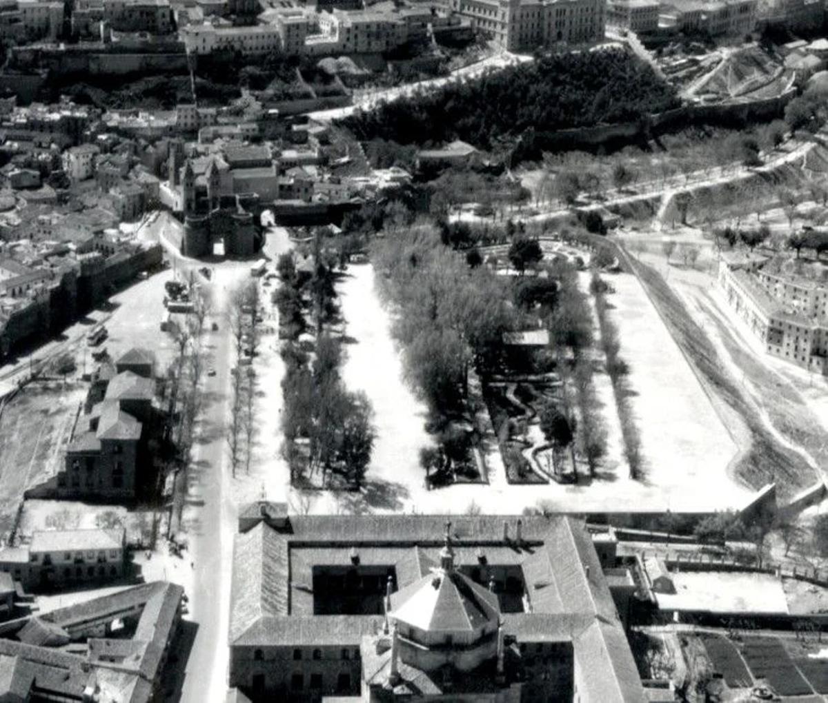 Imagen del parque de la Vega en 1965