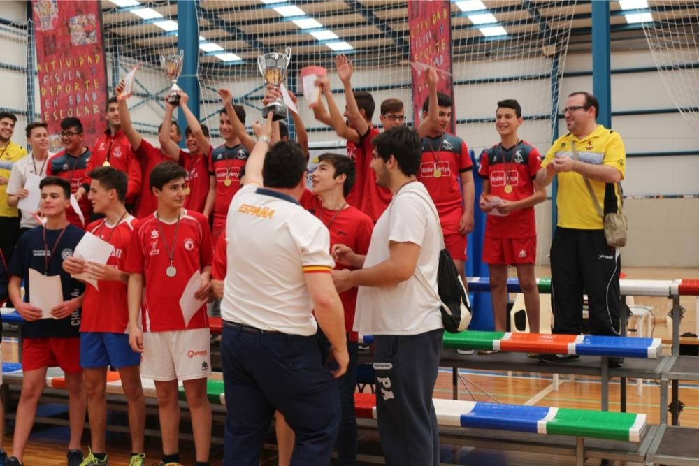 Final de Deporte Escolar Cadete en San Javier