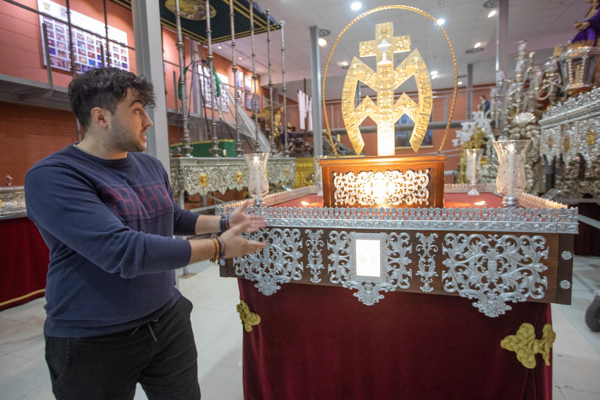 Trono que se ha hecho con una impresora 3D y procesionará en la Semana Santa de Callosa de Segura