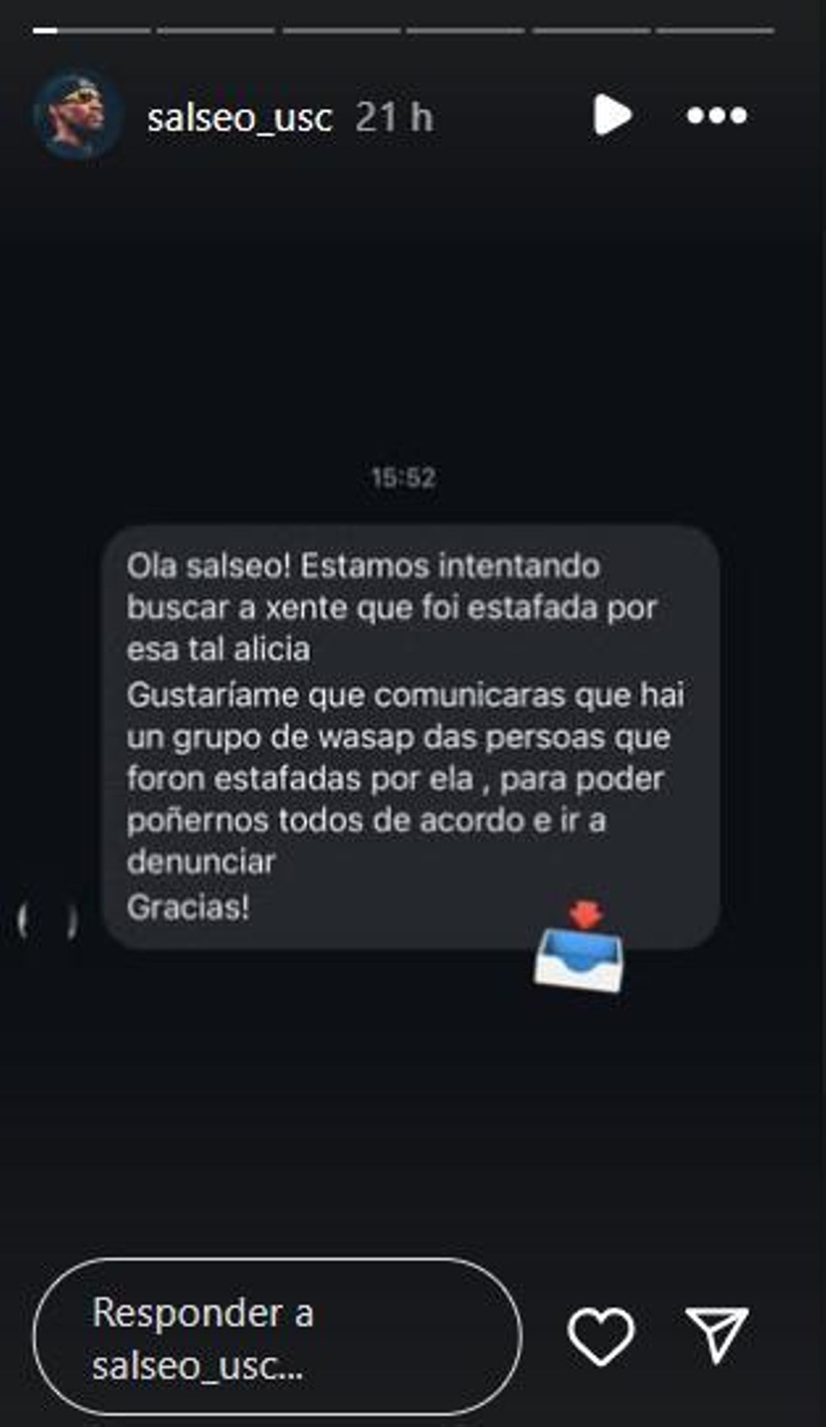 El grupo busca identificar a otros estafados para ir a denunciar