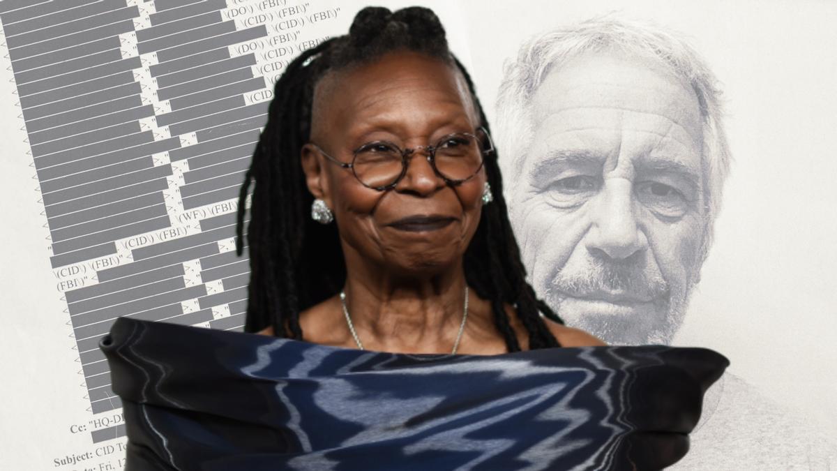 El nombre de la actriz y presentadora Whoopi Goldberg aparece en los archivos de Epstein.