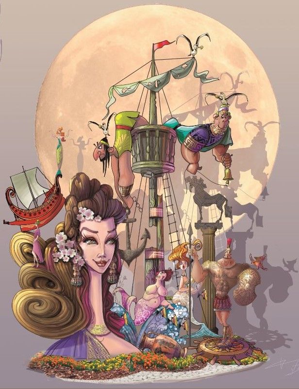 Fallas 2021 - Bocetos de la Sección Primera A