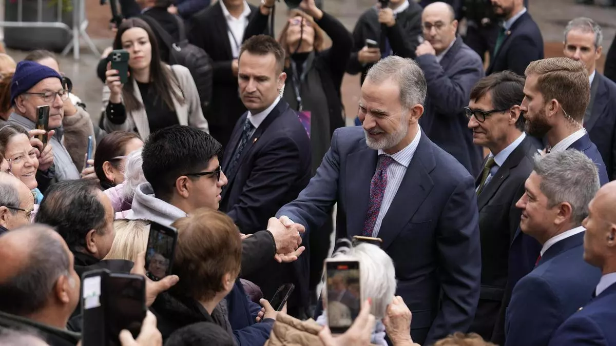 El rey Felipe VI en L’Hospitalet de Llobregat por los cien años de la ciudad