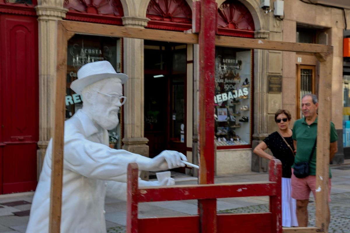 La figura captó la atención de muchas personas en el día de ayer.