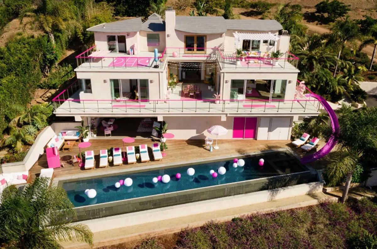 Exterior de la Barbie 'Dreamhouse'.
