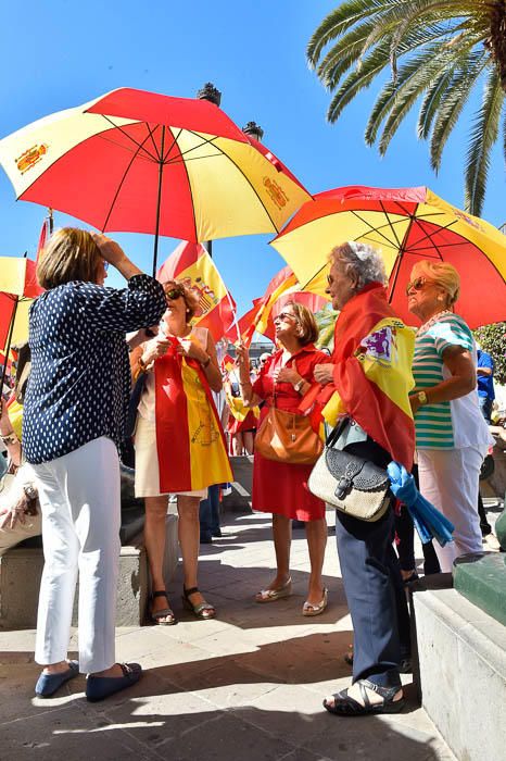 Concentración por la unidad de España, en la ...