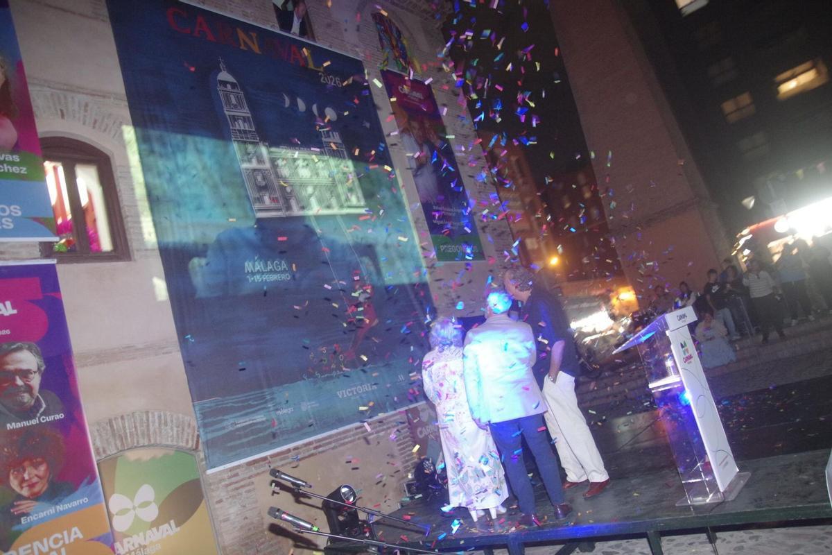 Presentación del cartel del Carnaval de Málaga 2026