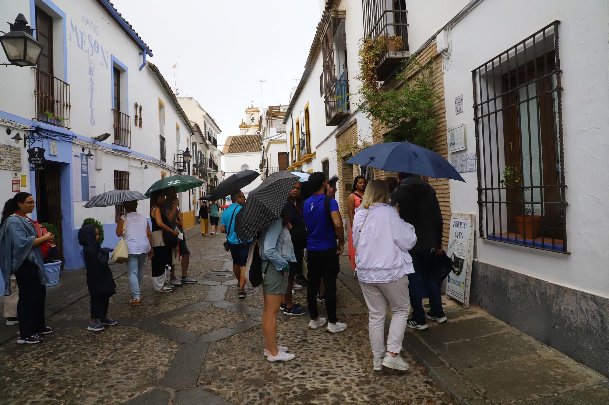 Primeras lluvias en Córdoba a consecuencia de la DANA