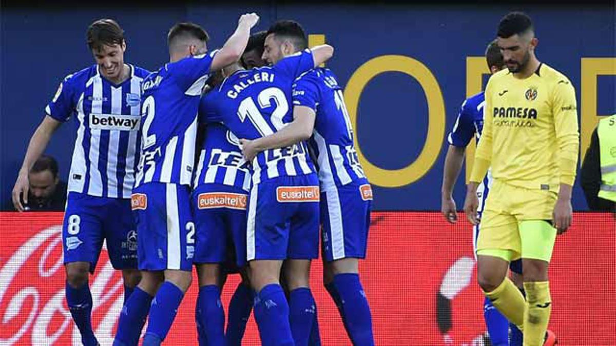 El Alavés sueña y el Villarreal no levanta cabeza