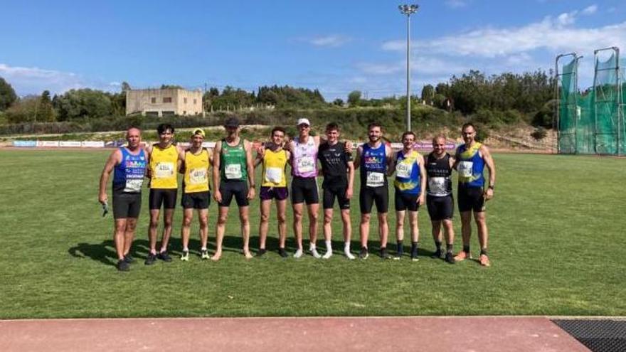 Participantes en el Campeonato de Balears de pruebas combinadas, celebrado este pasado fin de semana en Manacor. | PONÇ BOVER