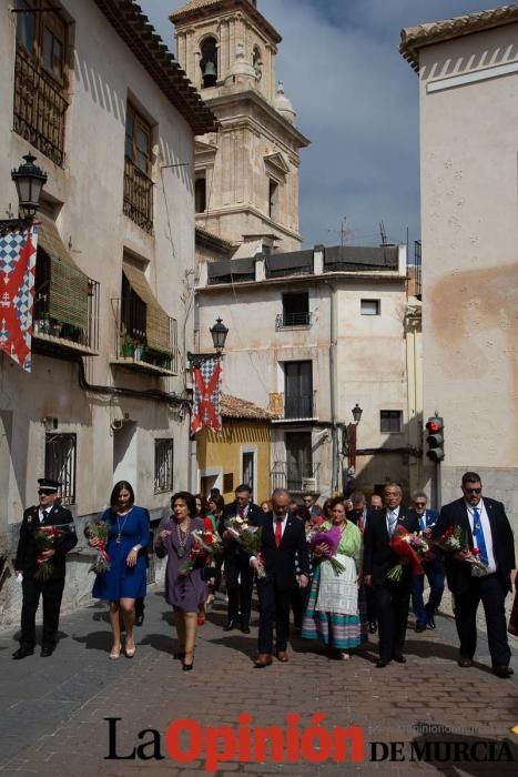 Ofrenda de flores en Caravaca