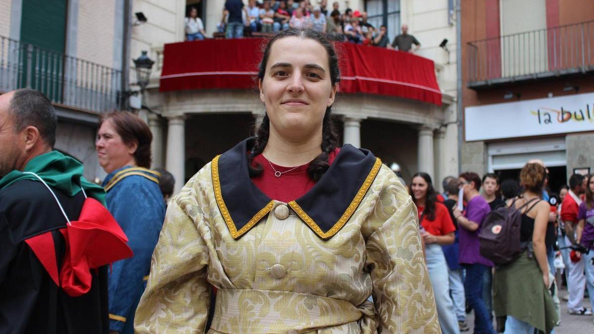 La Rut Casas ha saltat amb la comparsa dels Nans Nous