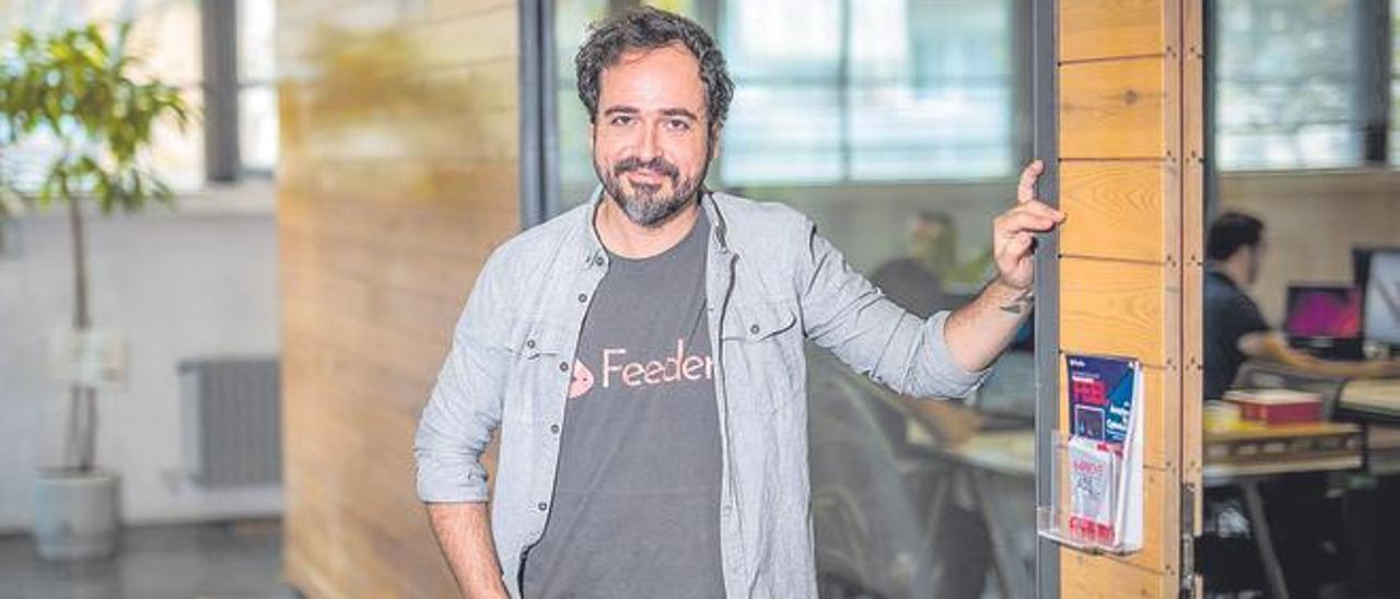 El cofundador de Feeder, Pablo Filomeno.