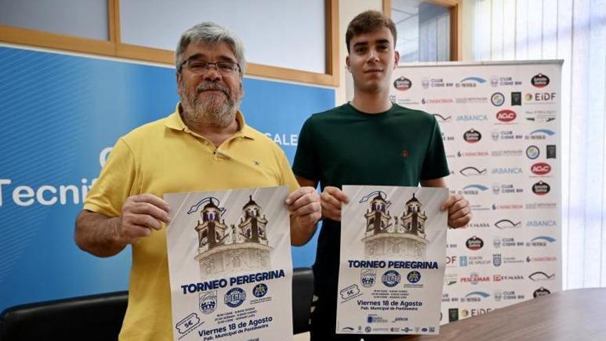 Santi Picallo y Mateo Arias, en la presentación del torneo.