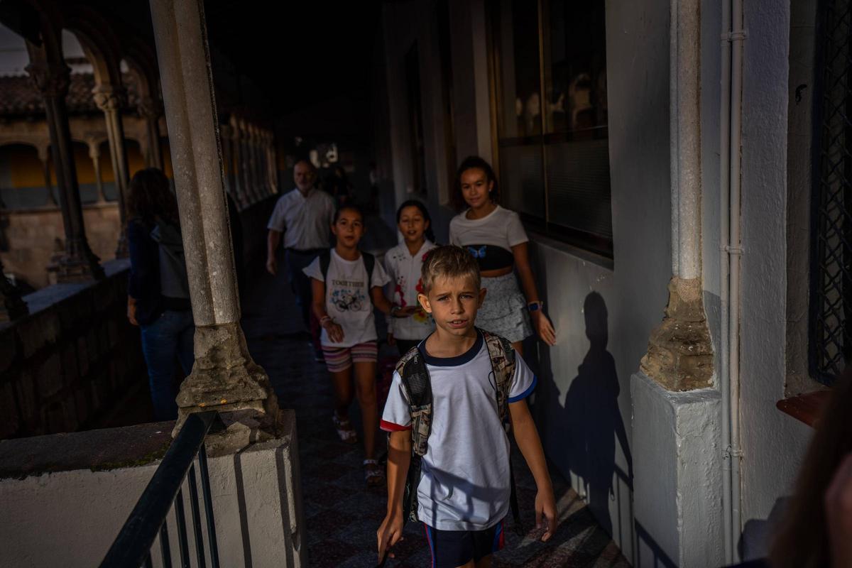 Vuelta al cole en la Escola Pia Sant Miquel de Barcelona