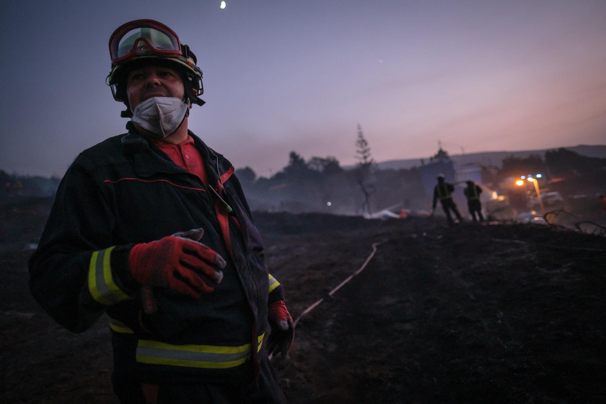 Incendio en La Orotava