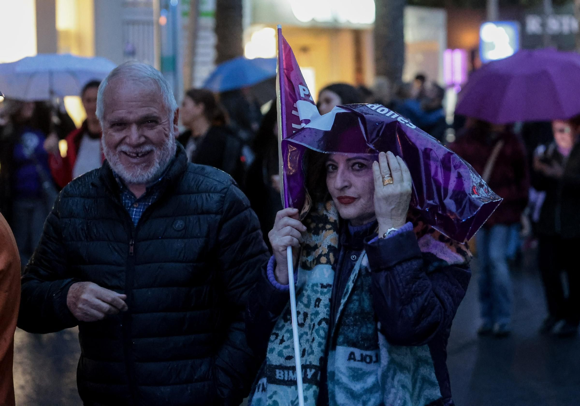 Marcha 8M en Alicante, día de la Mujer
