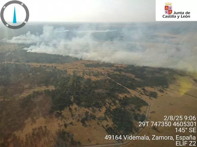 Alerta por riesgo de incendios forestales hasta el 12 de agosto