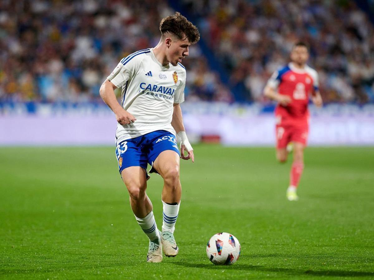 Adrián Liso, durante su debut el pasado domingo ante el Espanyol.