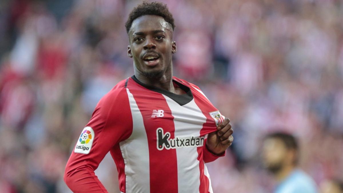 Iñaki Williams, celebrando un gol con el Athletic