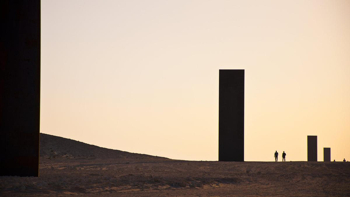 Vista de la obra de Serra en Zekreet.