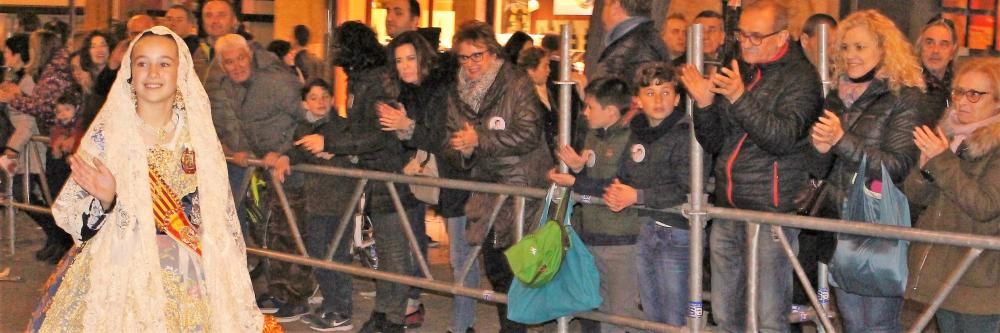 Ofrenda 2018: Así desfiló la fallera mayor infantil Daniela Gómez