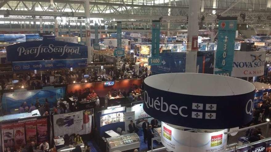 Panorámica de una edición pasada de la Seafood Expo North America.