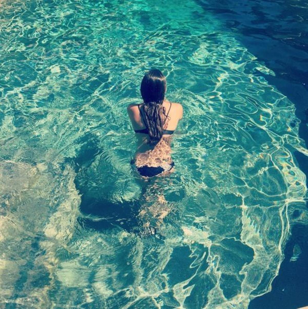 Lea Michele disfrutando del verano