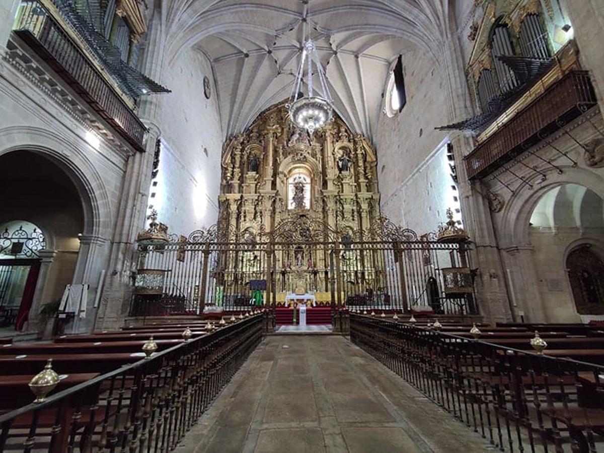Interior de la Catedral de Coria.