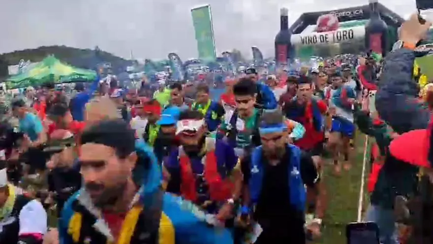 VÍDEO | Salida de la Ultra Sanabria 2024 del domingo