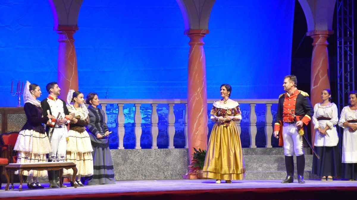 Representación de "La duquesa de Benamejí".