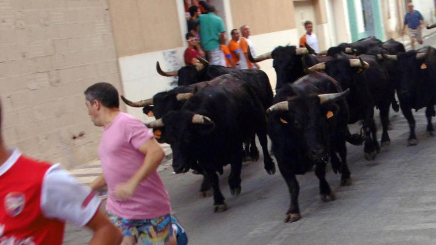 Una entrada de toros en Gata de la semana pasada. Foto: P.F.