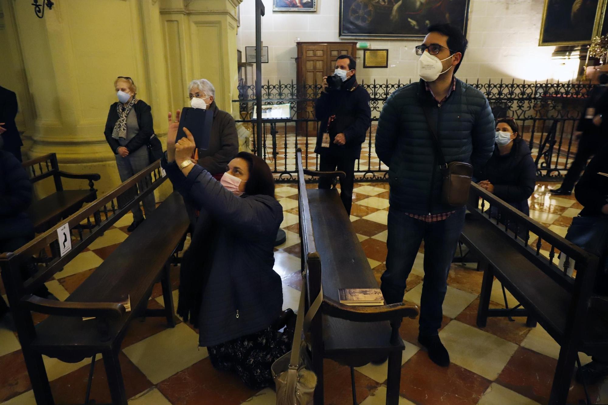 El Cristo de la Salud preside el vía crucis del primer viernes de Cuaresma en Málaga