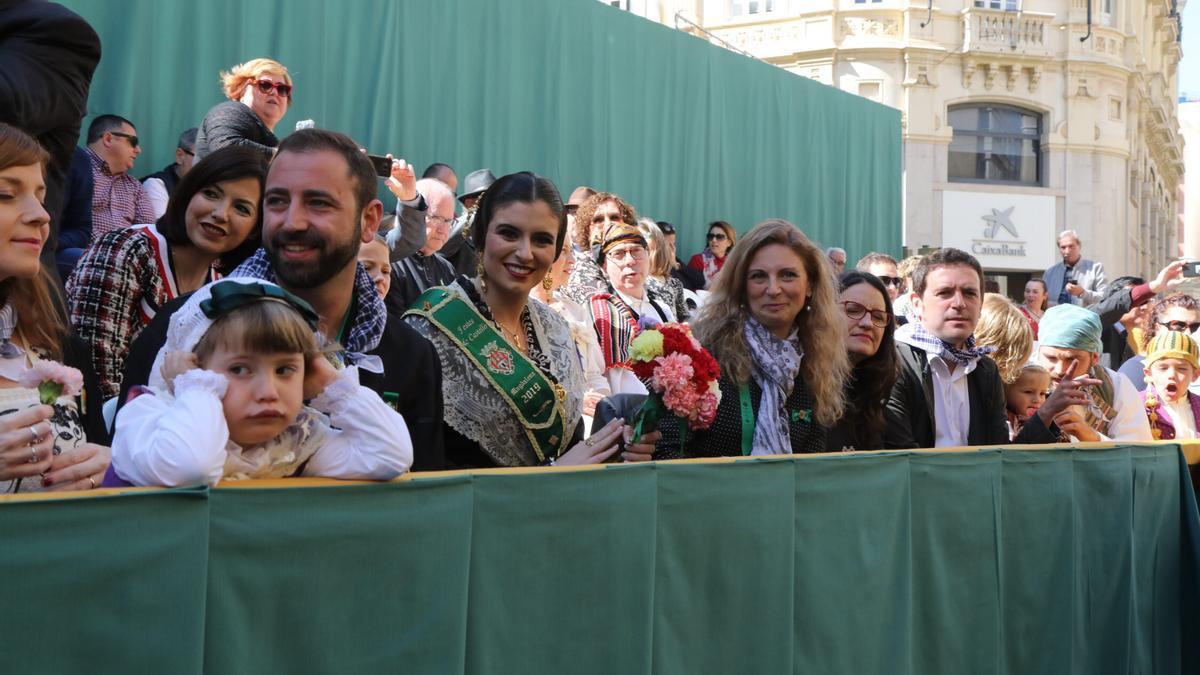 El concejal Braina junto a Natalia Palacio, reina 2019, y la alcaldesa de Castelló, Amparo Marco.