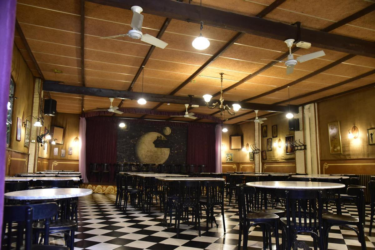 Interior de l'emblemàtic Globus de Manresa