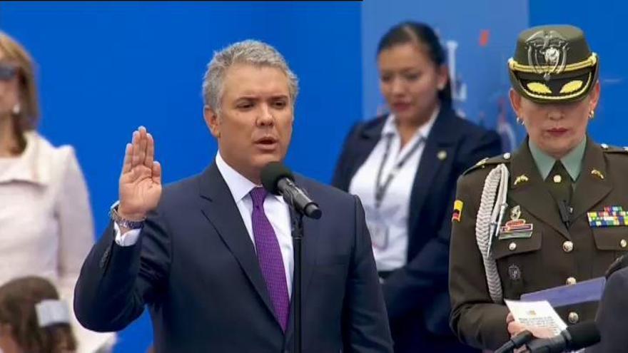 Iván Duque toma posesión como presidente de Colombia