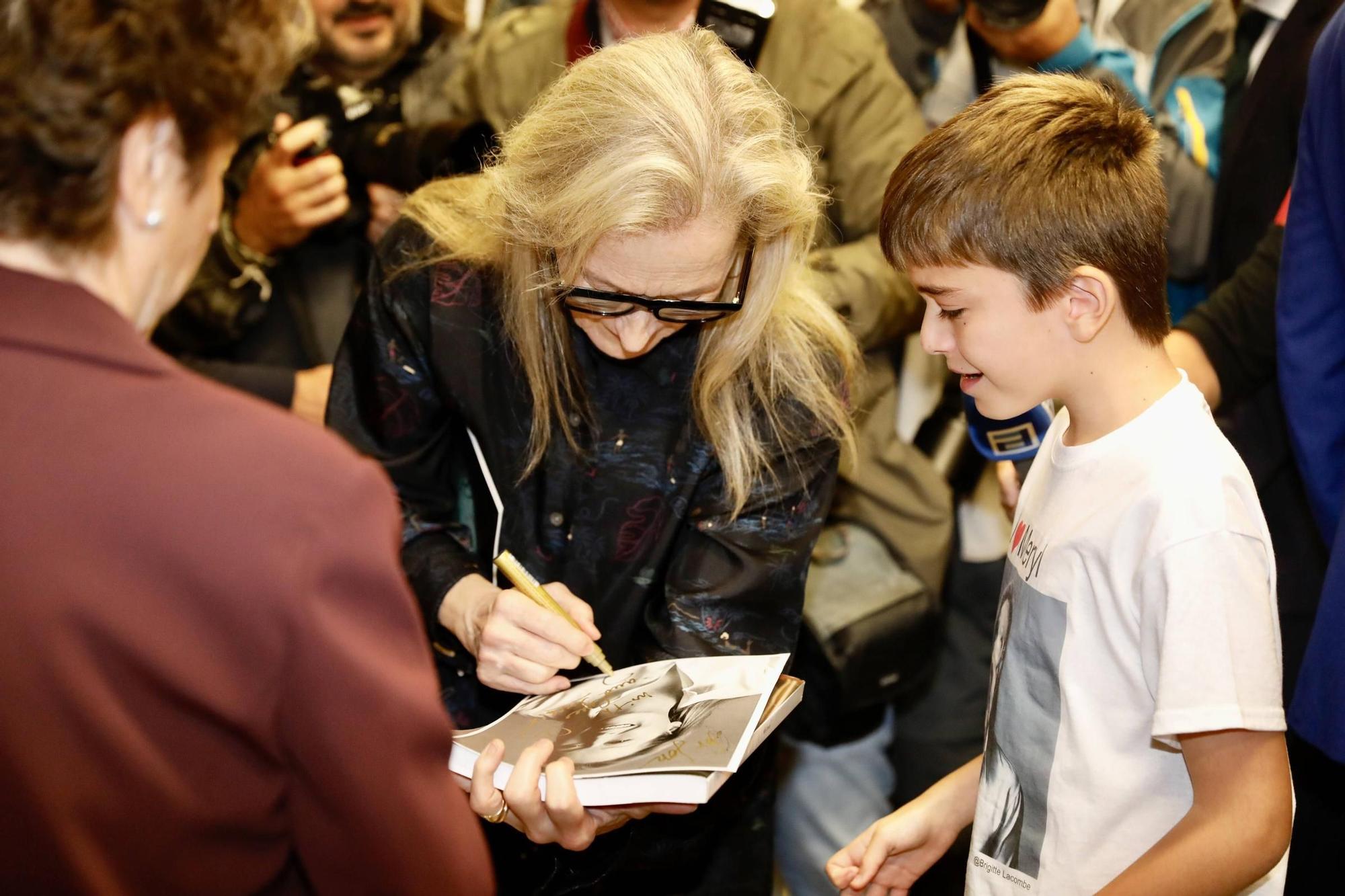 EN IMÁGENES: Así fue el acto de Meryl Streep en la Laboral